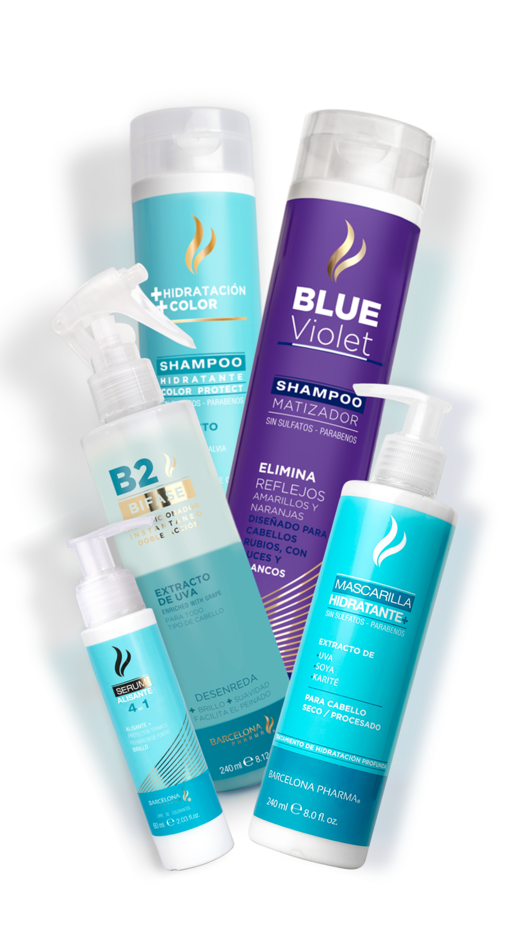 Tratamiento Capilar con Matizador 5th Pack Barcelona Pharma